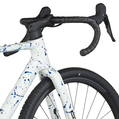Превью Гревел Велосипед SCOTT Addict Gravel 30 (2026) White/Splatter Blue